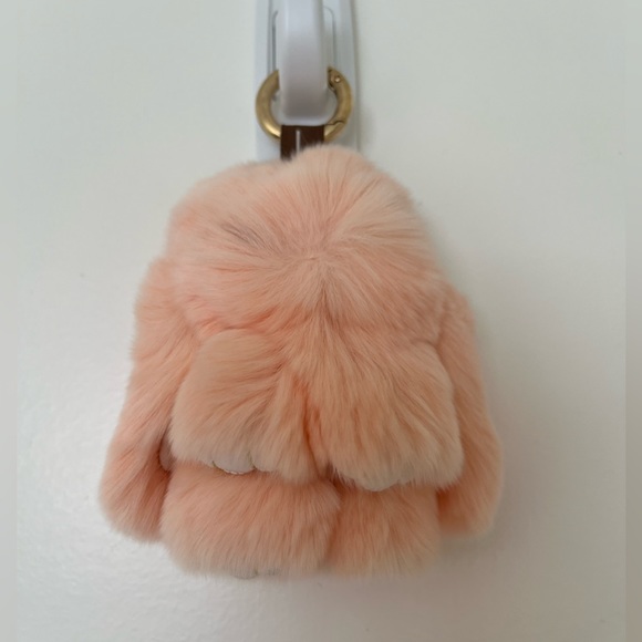 2 for $10 Brand new Cute plush rabbit pendant fluffy handbag/backpack decoration - Picture 2 of 2
